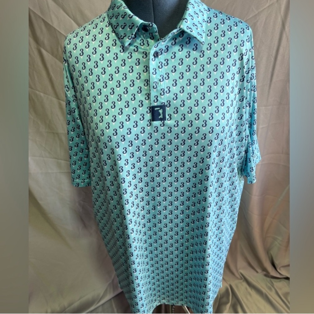 Bogey Bros 3 Off The Tee Polo